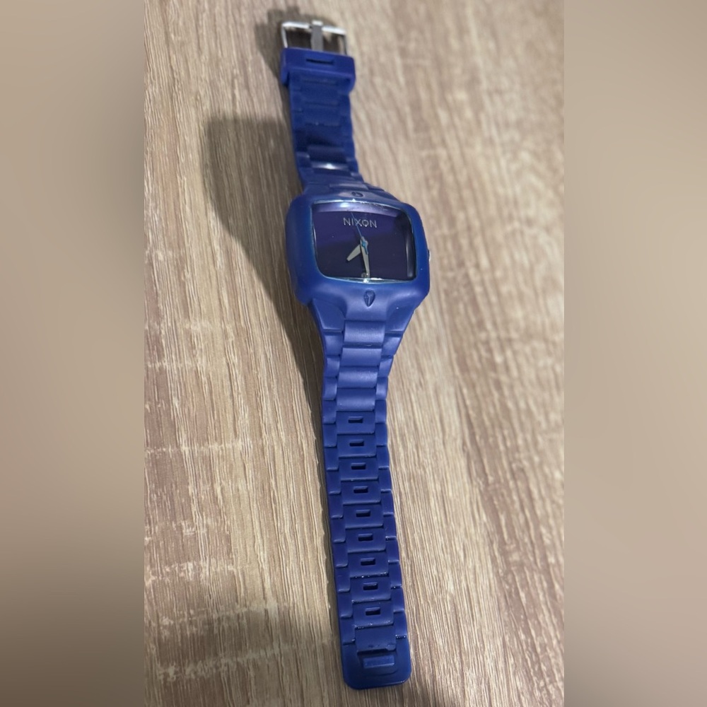 Nixon The Rubber Player "Yes It's Real" Watch in Purple
